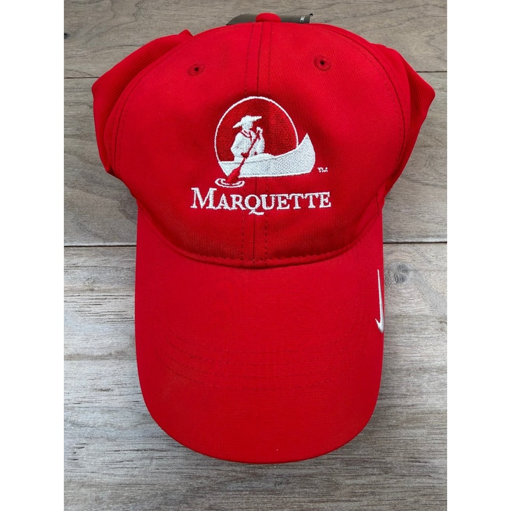 Marquette Hat Nike Golf Dri-FIT Red Collegiate Baseball Cap